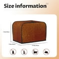 thumbnail image 5 of Daiia Orange Glitter Pattern 2 slice Toaster Cover, Toaster Appliance Dust-proof Cover For Kitchen Small Appliance Dust Cover and Fingerprint Protection, 5 of 7