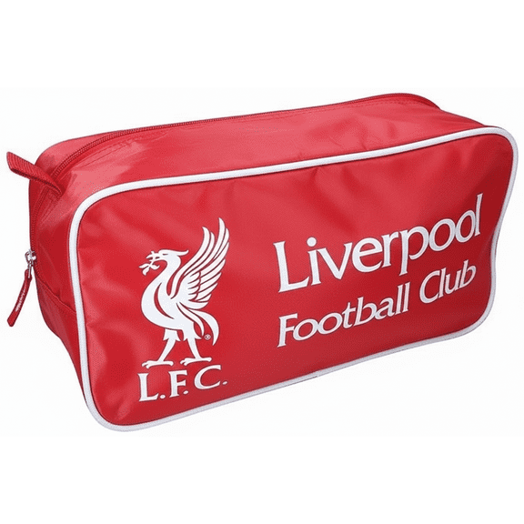 Icon Sports Liverpool Shoe Bag, Red/White, 13.5 In, 100% Polyester