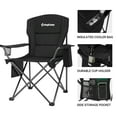 KingCamp Oversized Camping Chairs 2 Pack, Padded Compact Folding