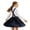 Navy, variant on Ticikt Kids Girls School Uniform Overalls Dresses Summer V-Neck Sleeveless Pleated Jumper Dress Recitation Chorus,Color:Navy,Size:14-15 Years