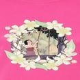 thumbnail image 3 of Disney Snow White & The Seven Dwarfs - Peek Through The Flowers - Juniors Fitted Graphic T-Shirt, 3 of 5