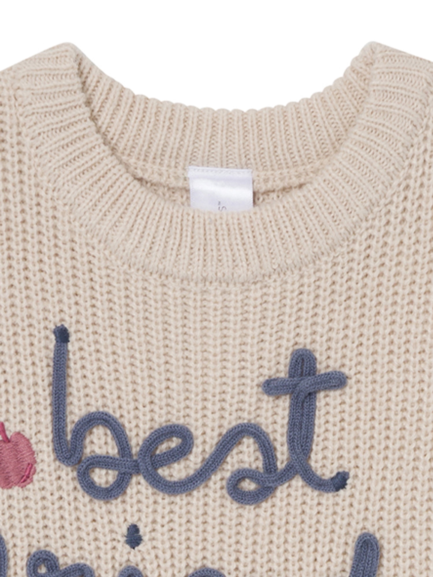 Modern Moments by Gerber Baby and Toddler Girl Affirmation Sweater, Sizes 0/3 Months - 5T