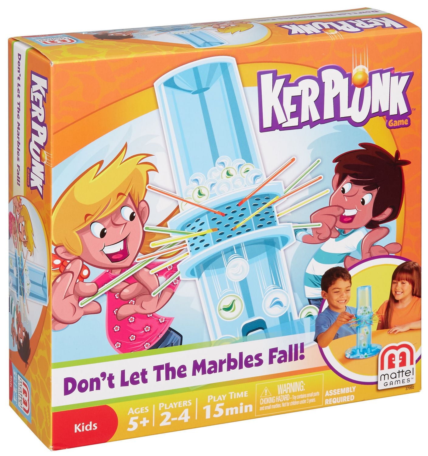 KerPlunk Kids Game, Easy-to-Learn Family Game for 2-4 Players