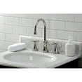 thumbnail image 3 of Kingston Brass KS2986BEX Essex Widespread Bathroom Faucet with Brass Pop-Up, Polished Nickel, 3 of 8