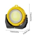 thumbnail image 4 of USB Rechargeable LED Camping Light with Solar Panel, 2000 Lumens, IP65 Waterproof, 3 Brightness Levels, Portable Work Light for Outdoor Hiking, Camping, Fishing, Emergency Rescue, 4 of 5