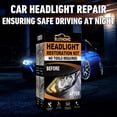 thumbnail image 4 of All-in-One Headlight Restoration Kit: 6 Sanding Pads + 8oz Clear Coat Sealer + Microfiber Cloths - Permanent Fix for Yellowed/Faded Lights, 4 of 6