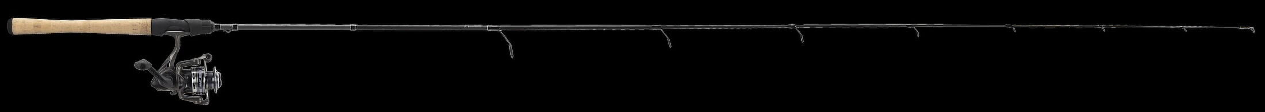 Lew's Speed Spin High Speed Spinning Reel and Fishing Rod Combo, 7-Foot Rod, Size 20 Reel, Black