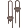 KidCo Child Safety Lock for Sliding Cabinet, 2-Pack, Brown