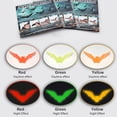 thumbnail image 2 of Halloween Stickers Luminous 3D Animal Wall Decor Halloween Party Decorations PVC Window Night Glow Decals, Green Light, 36Pcs, 2 of 7