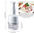 thumbnail image 4 of Hand Chopper Reusable Manual Food Chopper Multifunctional Onion Chopper Portable Nut Chopper Handheld Onion Press Chopper Vegetable Chopper for Food Nut Vegetable Onion, 4 of 11