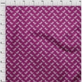 thumbnail image 4 of oneOone Cotton Jersey Dark Magenta Fabric Animal Fabric For Sewing Printed Craft Fabric By The Yard 58 Inch Wide, 4 of 5