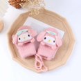 thumbnail image 1 of Sanrio-guantes de punto de felpa de Hello Kitty para niños, manoplas de Anime Kuromi Melody Cinnamoroll, relleno suave, envoltura cálida para niñas y niños, 1 of 4