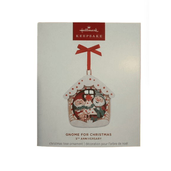 Hallmark 2025 Keepsake 5th Gnome for Christmas Papercraft Limited Ornament New
