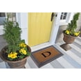 thumbnail image 4 of A1HC First Impression Rubber and Coir, Brown/Beige 24" X 39" Heavy Duty Outdoor Monogrammed Doormat, 4 of 8