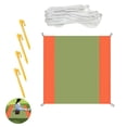 thumbnail image 3 of Toystoory Rectángulo Impermeable Parasol Tela Oxford Playa al aire libre Refugio para el sol Manta de picnic Ligero Camping Rainfly Refugio Colores Jardín y Patio No.2 Toystoory HA026603-02, 3 of 6