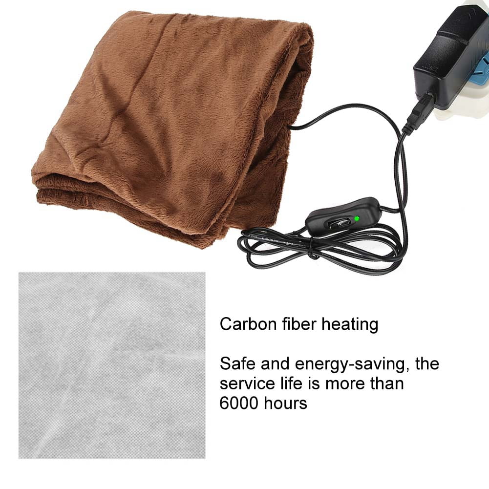 Electric Winter Warm Heating Blanket Office Home Chair Pad 110220V Flannel