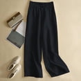 thumbnail image 1 of WILLBEST Pantalones Casuales para Mujer, Holgados, de Cintura Alta, Corte Recto, Cómodos para Uso Diario XXXL, 1 of 3