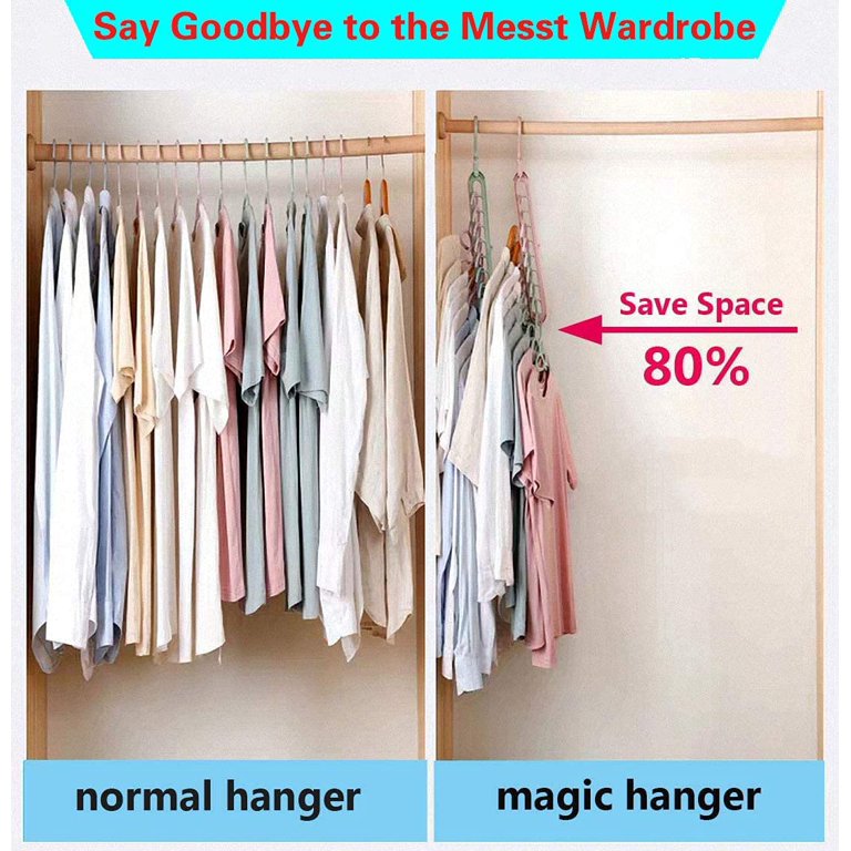 Topekada 6 Pack Bra Hangers, 8 Tier Tank Top Clothes Hanger Space