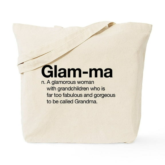 CafePress - Glam Ma Tote Bag - Unisex Canvas Tote Bag, Beige, 1-Piece