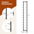 thumbnail image 3 of Gymax 12 Bottles Wall Mounted Wine Rack Metal Wine Display Holder Organizer, 3 of 9
