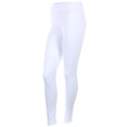 thumbnail image 2 of Cotton Full Length Leggings Plain Skinny Pants For Women Junior Size, White, XL, 2 of 3