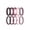 Pack D: Fudge, Winetasting, Malaga, Crystal Pink, Dusky Orchid, variant on ThunderFit Silicone Rings for Her - Mix Women's Silicone Wedding Rings, 1.8mm Thick Rubber Engagement Rings Braided & 4mm Classic Rings Combo
