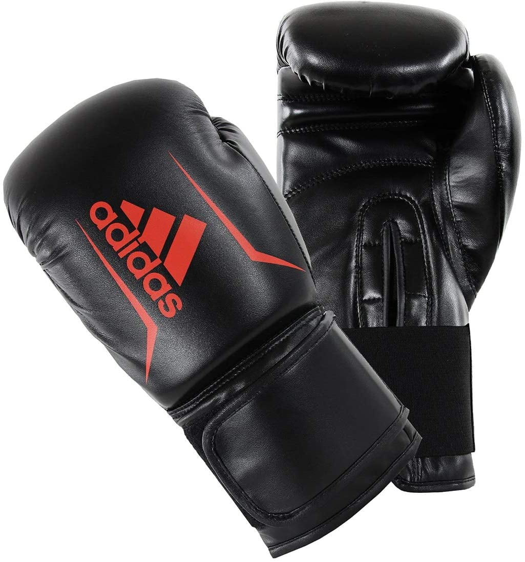 adidas FLX 3.0 Speed 50 Boxing & Kickboxing Gloves for Women and Men for  Light Sparring, Training, Gym, Punching, Fitness and Heavy Bags. 14oz  ,Solar Yellow, Dark Blue