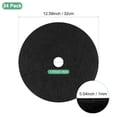 thumbnail image 3 of Uxcell 24 Pack Non Woven Tree Cover Rings,12.5 Inch Weed Fabric Cover,Apply To Tree Mulch Ring(Round Black), 3 of 7