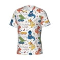 thumbnail image 3 of Rocae Dinosaur for Men's Moisture-Wicking Crew Tee - T-Shirt for Sports, Outdoor Activities, and Casual WearXX-Large, 3 of 9