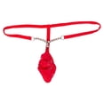 thumbnail image 2 of Calzoncillos elásticos para hombre, tangas, levantador de bolas, suspensorio, bragas sin entrepierna, cómoda sirvienta, Cosplay, regalo de amante, tra rojo Soledad tanga para hombre, 2 of 7
