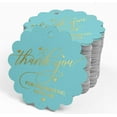thumbnail image 4 of Inkdotpot 50 Pack Real Gold Foil Paper Tags Thank You For Celebrating With Me Birthday Favor Hang Tags, 4 of 6