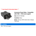 thumbnail image 2 of Accessory Power Relay - Compatible with 1986 - 1990 Acura Legend 1987 1988 1989, 2 of 2