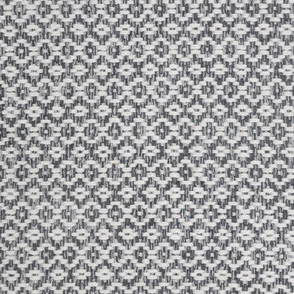 LR Home Insignia Cotton Pillow Set of 4 in Gray/White, 18" x 18"
