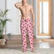 thumbnail image 2 of Balery Strawberries Pantalones de pijama para hombre, pijama ultraligero, pantalón de descanso-Small, 2 of 6