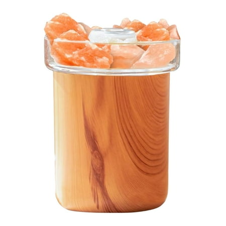 

USB Crystal Stone Air Humidifier Spray for Car Bedroom dark wood grain