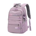 thumbnail image 1 of Mochila escolar juvenil de gran capacidad para niña, morral escolar de nailon, mochila informal con múltiples bolsillos, bolsa de viaje Fivean  unisex, 1 of 2