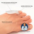 thumbnail image 2 of Dr. Frederick’s Original Tailor’s Bunion Pads - 6 ct Low Profile Soft Gel Spacers for Bunionette Relief - Cushions Pinky Toe & Reduces Friction - Washable, Latex-Free, Foot Protectors, 2 of 4