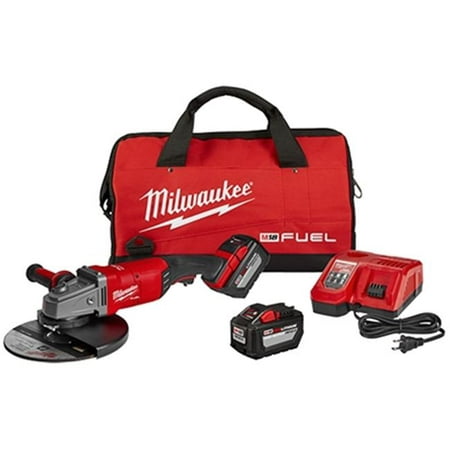 Milwaukee Electric Tools 495-2785-22HD 7 & 9 in. M18 Fuel Large Angle Grinder 2 Battery