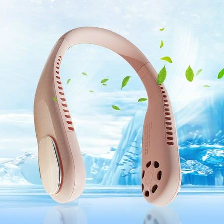 

Virmaxy Discount Portable Leafless Hanging Neck-Fan Comfortable Cooling-Neckband Electric Cooler