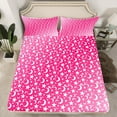 thumbnail image 2 of Manfei Pink Cartoon Moon Bed Sheets for Teen, Kawaii Stars Lover King Sheets, Princess Style Sheet Set, Super Cozy Room Decor, 4-Piece, 2 of 7