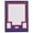 Purple & Orange, variant on Jersey Display Case with Color Mat & Wall Mount, Shadow Box Frame with Photo Slots & Hardware Kit for Football Basketball Soccer Shirts (Green-Top & Orange-Base)