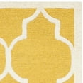 thumbnail image 3 of SAFAVIEH Cambridge Kevin Geometric Wool Runner Rug, Gold/Ivory, 2'6" x 16', 3 of 5