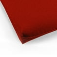 thumbnail image 2 of Jordan Manufacturing 44" x 21" Rave Cherry Red Solid Rectangular Outdoor Chair Cushion with Ties, Hanger Loop and Welt, 2 of 11