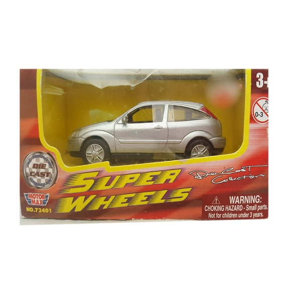 Motormax 1/43 Super Wheels 2002 Silver Ford Focus No. 73401