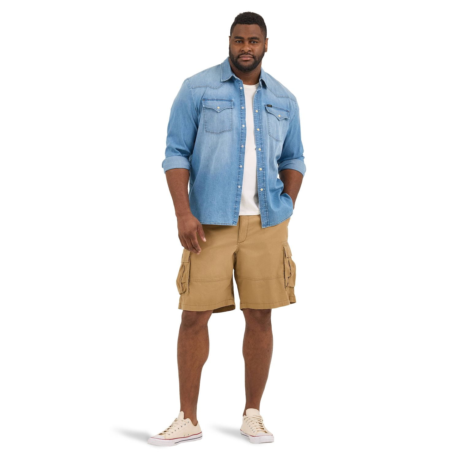 Lee® Men's Big and Tall Extreme Motion 11" Carolina Cargo Short