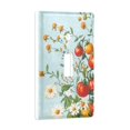 thumbnail image 2 of Yayeee Toggle Light Switch Wall Plate 1-Gang 4.5"x2.7" Home Decorative Outlet Cover, Colorful Tomatoes, 2 of 7