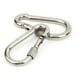 thumbnail image 1 of Eigraketly Gancho de escalada Ganchos a presión Accesorios de aparejo Accesorio de fijación de cuerda Fijador de seguridad Hebilla Clip Ajuste Escalada M6 (Con tuerca), 1 of 6