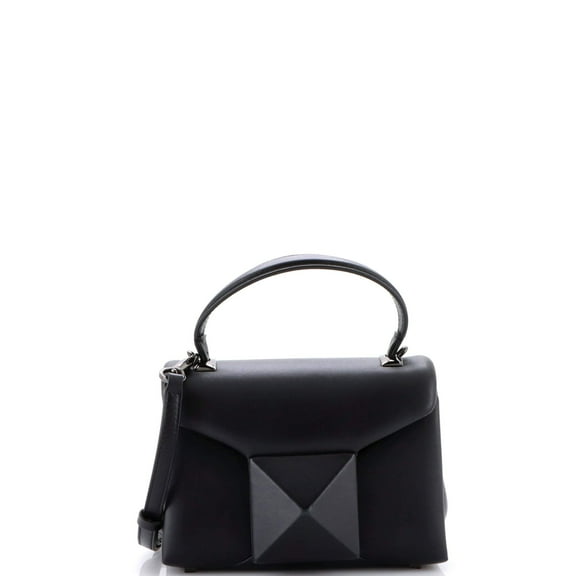 Pre-Owned One Stud Top Handle Flap Bag Leather Mini By Rebag