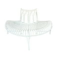 thumbnail image 5 of White Tree Wrap Garden Bench Semi-Circle, 5 of 5