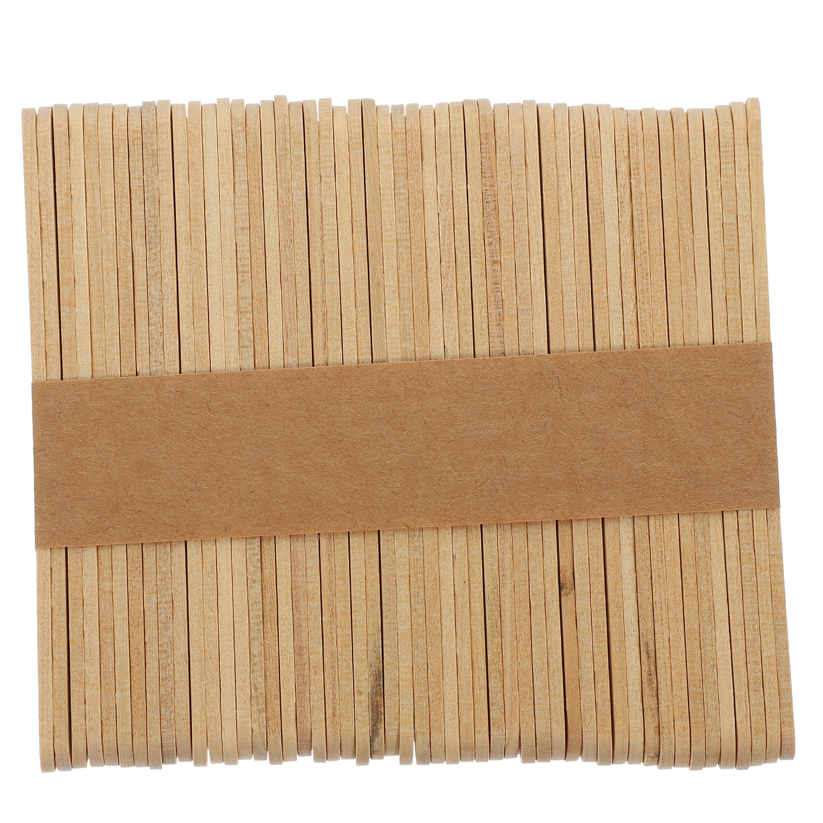200pcs Wooden Popsicle Sticks Creative DIY Popsicle Sticks (Light Brown